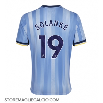 Tottenham Hotspur Dominic Solanke #19 Maglia Gara Trasferta Repliche 2024-25 Maniche Corte